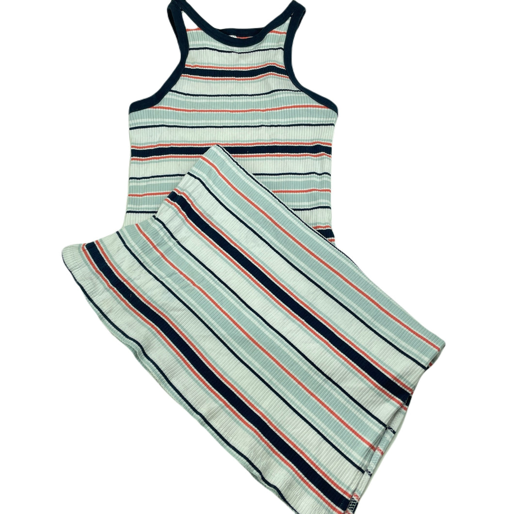 Girls Target, ribbed stretchy casual dress, GUC, size 8, L: 89cm