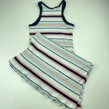 Load image into Gallery viewer, Girls Target, ribbed stretchy casual dress, GUC, size 8, L: 89cm