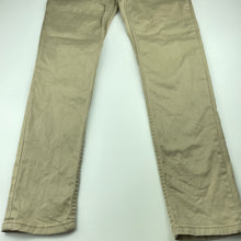 Load image into Gallery viewer, Boys Zara, stretch cotton chino pants, adjustable, Inside leg: 70.5cm, GUC, size 13-14,  