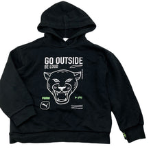 Load image into Gallery viewer, Boys Puma, play, black hoodie sweater, EUC, size 4-5,  