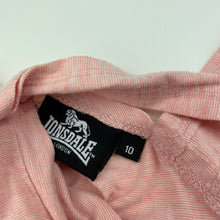 Load image into Gallery viewer, Girls Lonsdale, lightweight t-shirt / top, cracked print, FUC, size 10,  