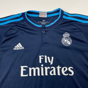 Boys Adidas, Climacool Real Madrid Ronaldo sports / activewear top, armpit to armpit: 42.5cm, GUC, size 10-12,  