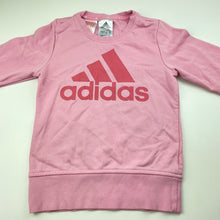 Load image into Gallery viewer, Girls Adidas, pink sweater / jumper, EUC, size 7-8,  