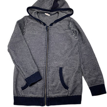 Load image into Gallery viewer, Boys Seed, knitted cotton zip hoodie sweater, dinosaur, GUC, size 9,  