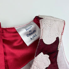 Load image into Gallery viewer, Girls Beborn by Doodle, red, white &amp; black tulle party dress, GUC, size 6, L: 70cm