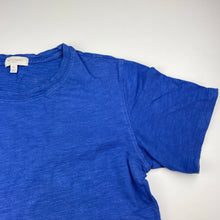 Load image into Gallery viewer, Boys Witchery, blue cotton t-shirt / top, wash fade, FUC, size 14,  