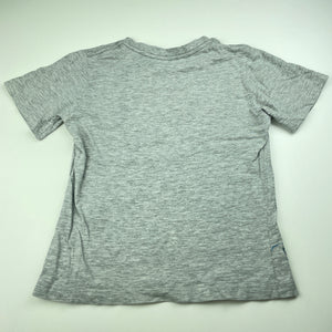 Boys Pumpkin Patch, grey marle cotton t-shirt / top, FUC, size 5,  
