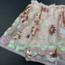 Load image into Gallery viewer, Girls Sista, lined tulle &amp; sequin skirt, elasticated, GUC, size 1,  