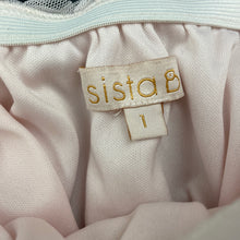 Load image into Gallery viewer, Girls Sista, lined tulle &amp; sequin skirt, elasticated, GUC, size 1,  