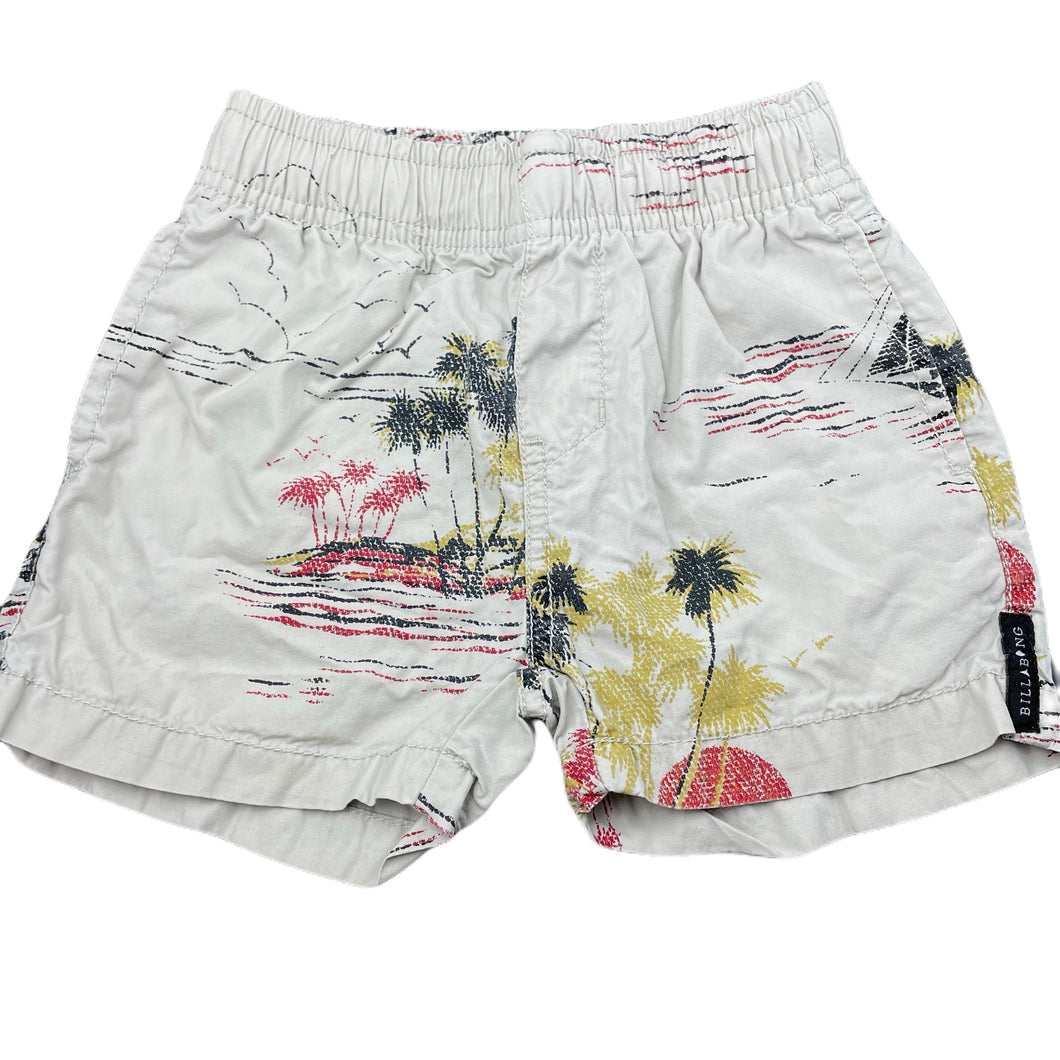 Boys Billabong, lightweight cotton shorts, elasticated, GUC, size 0,  