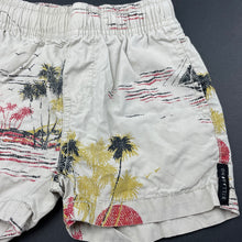 Load image into Gallery viewer, Boys Billabong, lightweight cotton shorts, elasticated, GUC, size 0,  