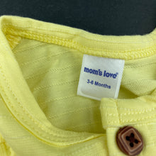 Load image into Gallery viewer, Girls Mom&#39;s Love, yellow cotton &amp; tulle dress, EUC, size 00, L: 36cm