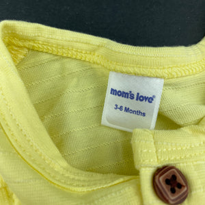 Girls Mom's Love, yellow cotton & tulle dress, EUC, size 00, L: 36cm