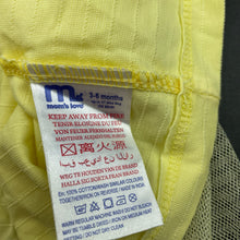 Load image into Gallery viewer, Girls Mom&#39;s Love, yellow cotton &amp; tulle dress, EUC, size 00, L: 36cm