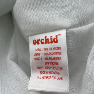 Girls Orchid, lined tulle party dress, EUC, size 2, L: 44m
