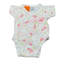 Load image into Gallery viewer, Girls Baby Patch, soft cotton floral bodysuit / romper, FUC, size 0000,  