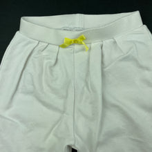 Load image into Gallery viewer, Girls Pumpkin Patch, white stretchy pants, elasticated, FUC, size 00,  
