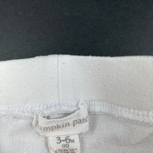 Load image into Gallery viewer, Girls Pumpkin Patch, white stretchy pants, elasticated, FUC, size 00,  