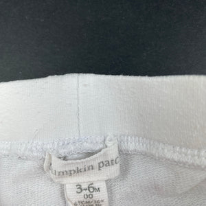 Girls Pumpkin Patch, white stretchy pants, elasticated, FUC, size 00,  