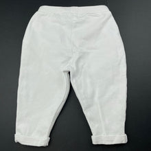 Load image into Gallery viewer, Girls Pumpkin Patch, white stretchy pants, elasticated, FUC, size 00,  