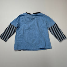 Load image into Gallery viewer, Boys NSWRL, Supporter NSW Blues cotton long sleeve top, GUC, size 2,  