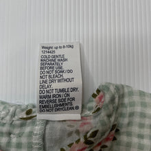 Load image into Gallery viewer, Girls Baby Baby, lightweight floral cotton long sleeve dress, EUC, size 0, L: 36cm