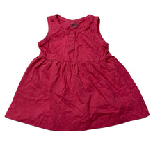 Load image into Gallery viewer, Girls Doodle Poodle, pink cotton casual dress, EUC, size 00, L: 31cm