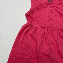 Load image into Gallery viewer, Girls Doodle Poodle, pink cotton casual dress, EUC, size 00, L: 31cm