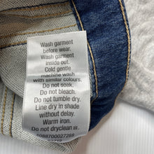 Load image into Gallery viewer, Boys Higgledee, knit denim jacket, poppers, GUC, size 0,  