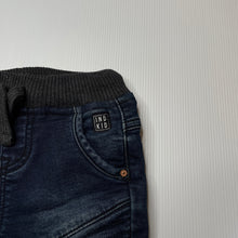Load image into Gallery viewer, Boys Indie, dark stretch denim shorts / bottoms, elasticated, NEW, size 00,  