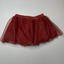 Load image into Gallery viewer, Girls Anko, broderie cotton &amp; tulle skirt, elasticated, L: 23cm, EUC, size 3,  