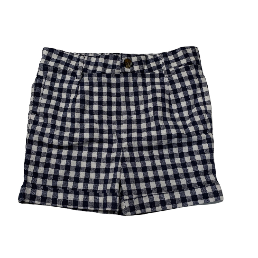 Boys Bardot Junior, blue & white check shorts, elasticated, EUC, size 2,  