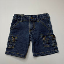 Load image into Gallery viewer, Boys Pumpkin Patch, stretch denim cargo shorts, adjustable, GUC, size 1,  