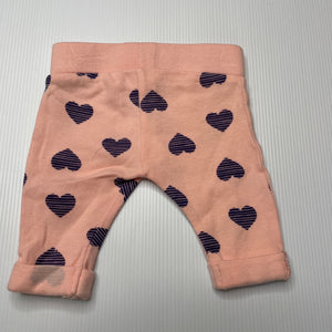 Girls Kids & Co, cotton leggings / bottoms, elasticated, EUC, size 00000,  