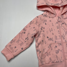 Load image into Gallery viewer, Girls Target, fleece lined zip hoodie sweater, EUC, size 0,  