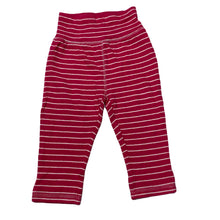 Load image into Gallery viewer, Girls Baby Patch, pink &amp; white stripe cotton leggings / bottoms, EUC, size 00,  