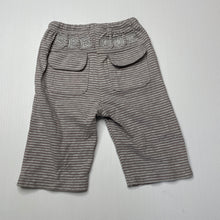 Load image into Gallery viewer, Boys Sprout, grey cotton pants / bottoms, elasticated, FUC, size 000,  