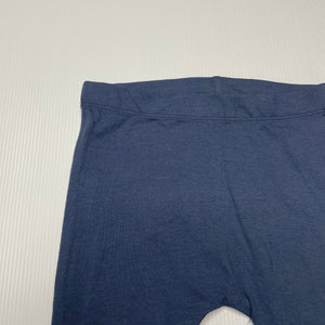 Girls Anko, blue stretchy leggings / bottoms, elasticated, EUC, size 0,  