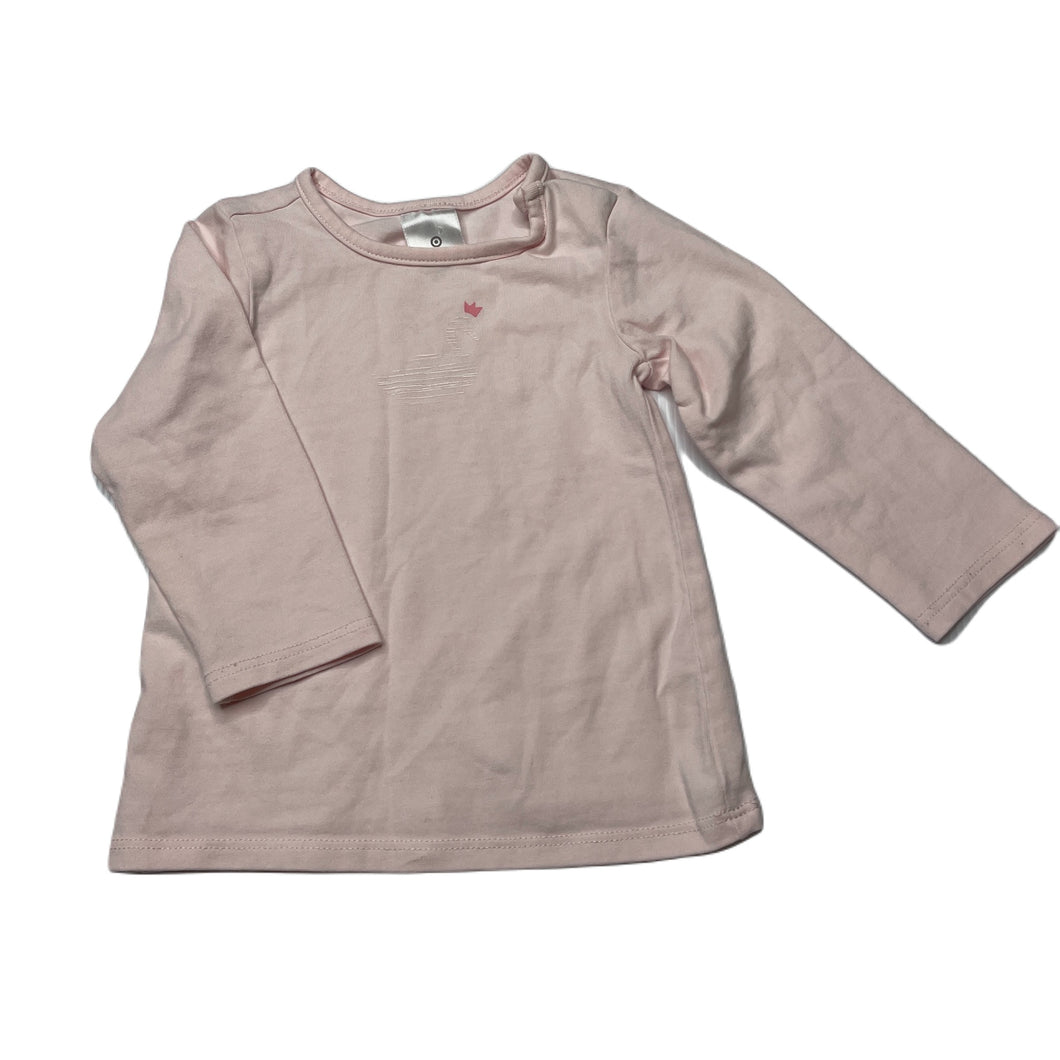 Girls Target, organic cotton blend long sleeve top, FUC, size 00,  