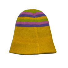 Load image into Gallery viewer, Girls striped, knitted hat / beanie, EUC, size 3-5,  