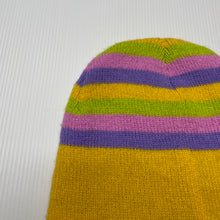 Load image into Gallery viewer, Girls striped, knitted hat / beanie, EUC, size 3-5,  