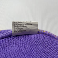 Load image into Gallery viewer, Girls striped, knitted hat / beanie, EUC, size 3-5,  
