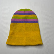 Load image into Gallery viewer, Girls striped, knitted hat / beanie, EUC, size 3-5,  