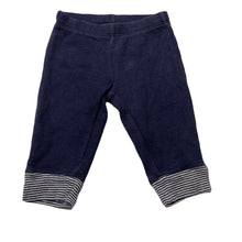 Load image into Gallery viewer, unisex Carters, blue waffle leggings / bottoms, elasticated, GUC, size 3 months,  