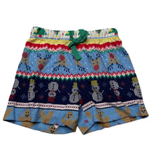 Load image into Gallery viewer, unisex Tilt, cotton Christmas pyjama shorts, elasticated, EUC, size 5,  