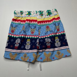 unisex Tilt, cotton Christmas pyjama shorts, elasticated, EUC, size 5,  