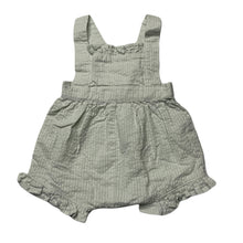 Load image into Gallery viewer, Girls Anko, mint lightweight cotton summer romper, EUC, size 000,  