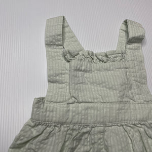 Girls Anko, mint lightweight cotton summer romper, EUC, size 000,  