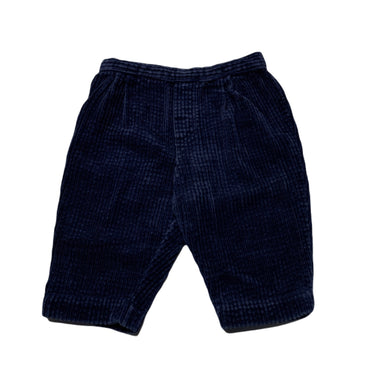 Boys blue, corduroy cotton pants / bottoms, elasticated, GUC, size 00,  
