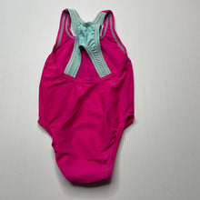 Load image into Gallery viewer, Girls Speedo, pink swim one-piece, discolouration on straps, FUC, size 1,  